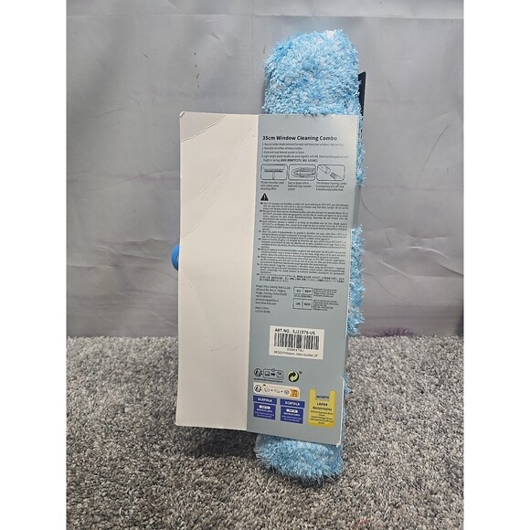 MR SIGA Professional Window Cleaning Combo, Squeegee/Microfiber Tool Set, 14" - Picture 5 of 7